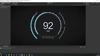 RMGUI; Automotive Instrument Cluster Demo 1