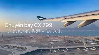 Chuyến bay CX 799, từ Hồng Kông về Sài Gòn ngày 25/11/2023 của hãng Cathay Pacific Airlines