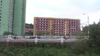 Pyongyang/ North Korea from train