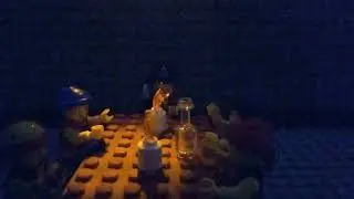 Lego hoist the colours