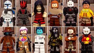 All Galactic Edition DLC Characters in LEGO Star Wars The Skywalker Saga (Character Collection 2)