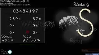 osu! #1 | XXXTENTACION - Hope [R.I.P.] +HDNC