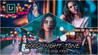 GOOD NIGHT TONE | Lightroom mobile presets free DNG | Lightroom presets tutorial mobile