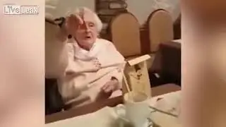 German Grandma Toasts To Hitler! Heil Hitler