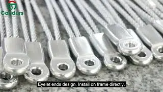 Flexible Stainless Steel Rope Mesh For Handrail System