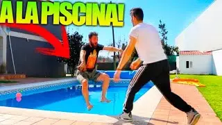 I THROW HIM INTO THE FROZEN POOL!! PHOTOS AT THE RIGHT MOMENT THE POOL IS OPEN IN 2019!! XDD Makiman