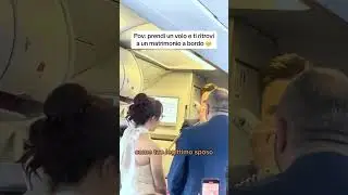 Pov: matrimonio a bordo 😍✈️