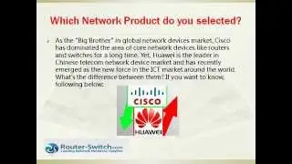Cisco vs Huawei