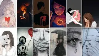 💔sad dp | broken heart girl black dpz🥺sad girl dp😭alone girl dp photo| miss you pose