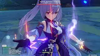 Genshin Impact : Weekly Boss Lupus Wolf Coop World Level 6 Keqing Gameplay