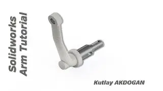 Solidworks Eğik Kol Çizimi