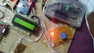 Electric Shock Weapon ( Arduino+ GPS+ GSM)  Final Year  Project 2020