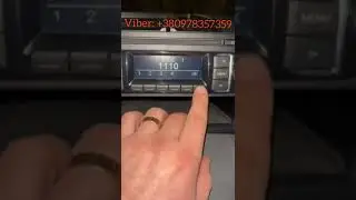 Разблокировка штатной автомагнитолы Volkswagen VW RCD 210. Ввод кода клиентом