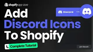 How to Add Discord Icon to Your Shopify Store | Quick Discord Gate App Tutorial
