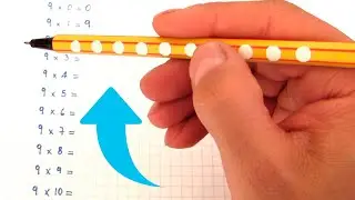 TRUCO DIDÁCTICO PARA LA TABLA DEL 9 | Súper fácil DIY