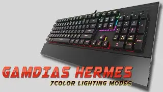 GAMDIAS HERMES 7COLOR Lighting Modes