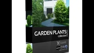 3DSMAX MODELS CGAXIS VOLUME 19 GARDEN PLANTS