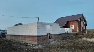 Дом из ГАЗОБЕТОНА . Кладка стен. Армирование газобетона.