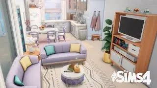 Bright Generations Condo 👨‍👨‍👧‍👦💜 | No CC | Sims 4 Speed Build