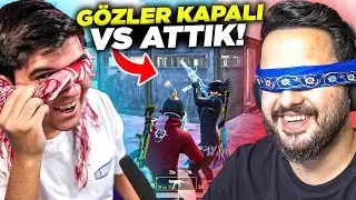 GÖZLER KAPALI VS CHALLENGE (HİLE YAPTIM😂) w/ @vuraluzul | PUBG Mobile