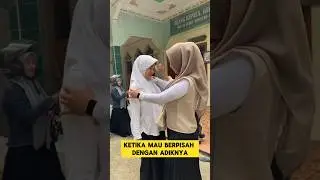 sad moment when my little brother entered the Islamic boarding school ‼️‼️ 