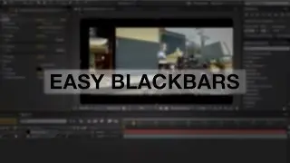 After Effects Tutorial: Easy Black Bars