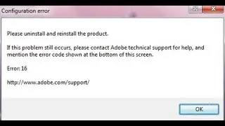 How to fix Adobe Error 16 on Windows 10