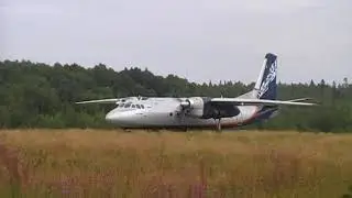 СОЛОВКИ. Взлёт АН 24. Август 2011 года.