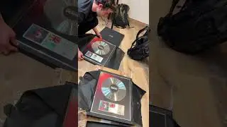 The moment we received our platinum discs for Desire! 💿❤️Time to drop a new collab?