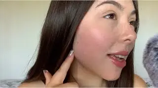 ASMR FACE TRACING + INAUDIBLE WHISPERING