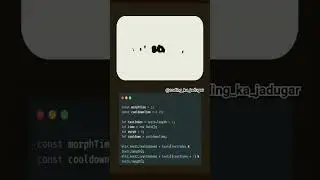 Text Morphing || using Javascript 