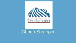 Github scrapper - python - code in description