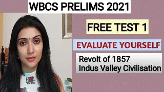 FREE TEST #1 (WBCS Prelims 2021). By WBCS DECODED