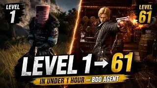 Leveling BDO's New Class Agent to 61 in Under 1 Hour