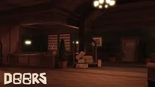играем в хороррор doors ROBLOX!