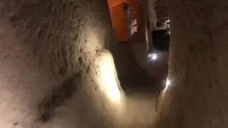 Derinkuyu Yeraltı Şehri ikinci kata iniş