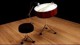 funny rotating snare drum