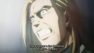 Eren habla con Reiner y se Transforma en Titán  con musica de la 2 temp de snk