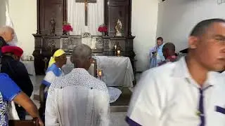 Llegada de la Virgen de la Altagracia a la parroquia de Bánica