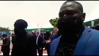 Larrivée de fally ipupa au stade pour rendre hommage à bakayoko