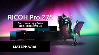 RICOH Pro Z75 B2: материалы
