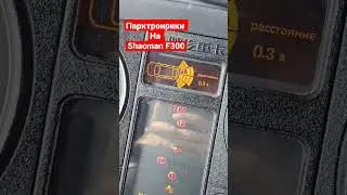 Заработали парктронники на Shacman F3000