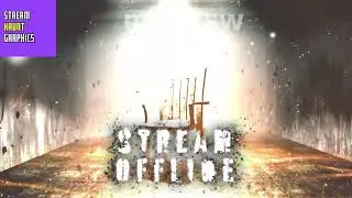 Horror-Themed Streaming Overlay Bundle 9 Files for Twitch & All Streaming Platforms – 4 Status Sc...