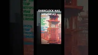 OVERCLOCK NAS MEMÓRIAS KLLISRE... SERÁ QUE DEU BOM!?  #pc #computergaming #gamer #gaming
