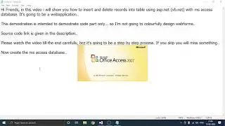 Insert and Delete records in ms access database from vb.net with source code | 2022 | learn easy