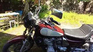 Kawasaki eliminator 400 красный.