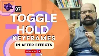 How To Use Toggle Hold Keyframes in [After Effects-اردو / हिंदी]