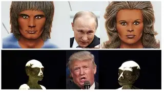Трампа поддерживают рептилоиды - Путина нордическая раса.