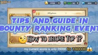 Ocean Conflict: Royal War: Tips and Guide in Bounty Ranking Event