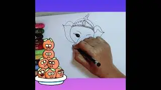 Children's learn how to draw little Ganesha🤗 #easydrawing #Easydrawing#stepbystep